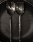 Burnished Salad Servers
