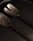 Burnished Salad Servers