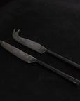 Burnished Cheese & Butter Knife Set Shack Palace