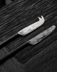 Burnished Cheese & Butter Knife Set Shack Palace