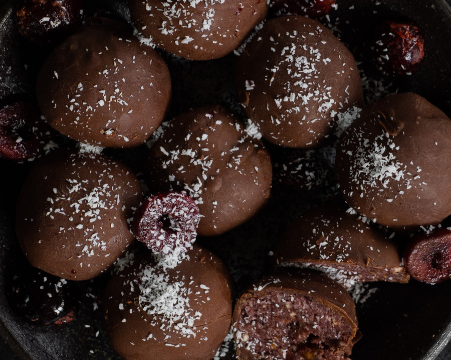 Cherry Coconut Bliss Balls