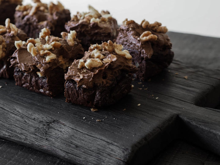 Chocolate, Date & Walnut Brownies