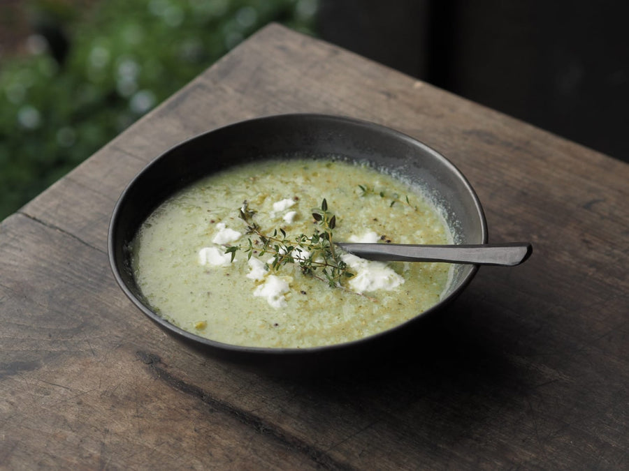 Creamy Broccoli & Cauliflower Soup