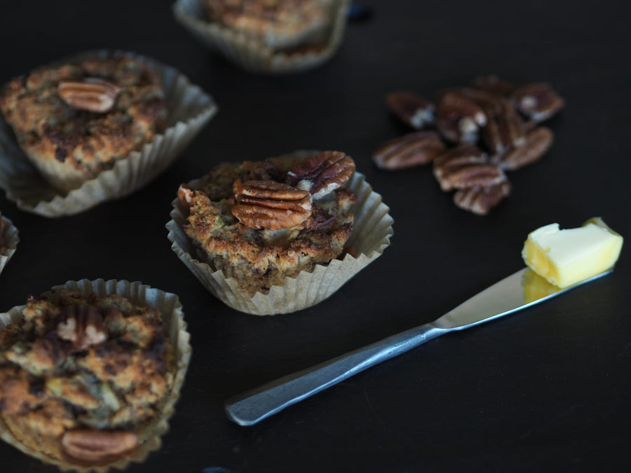 Apple & Pecan Tigernut muffins
