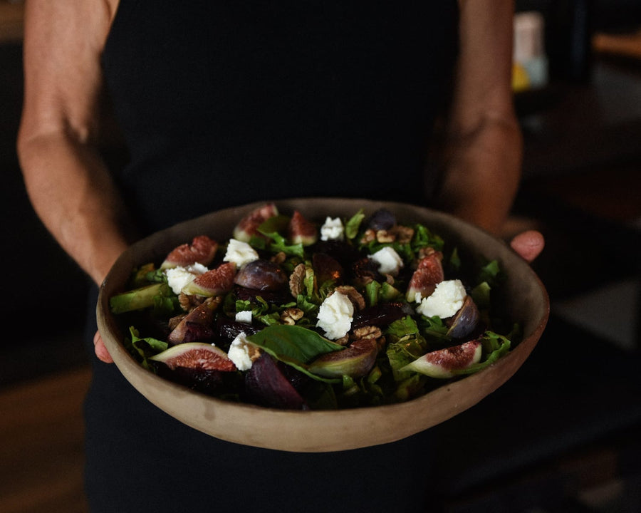 ROCKET, BEETROOT, PEAR & WALNUT SALAD