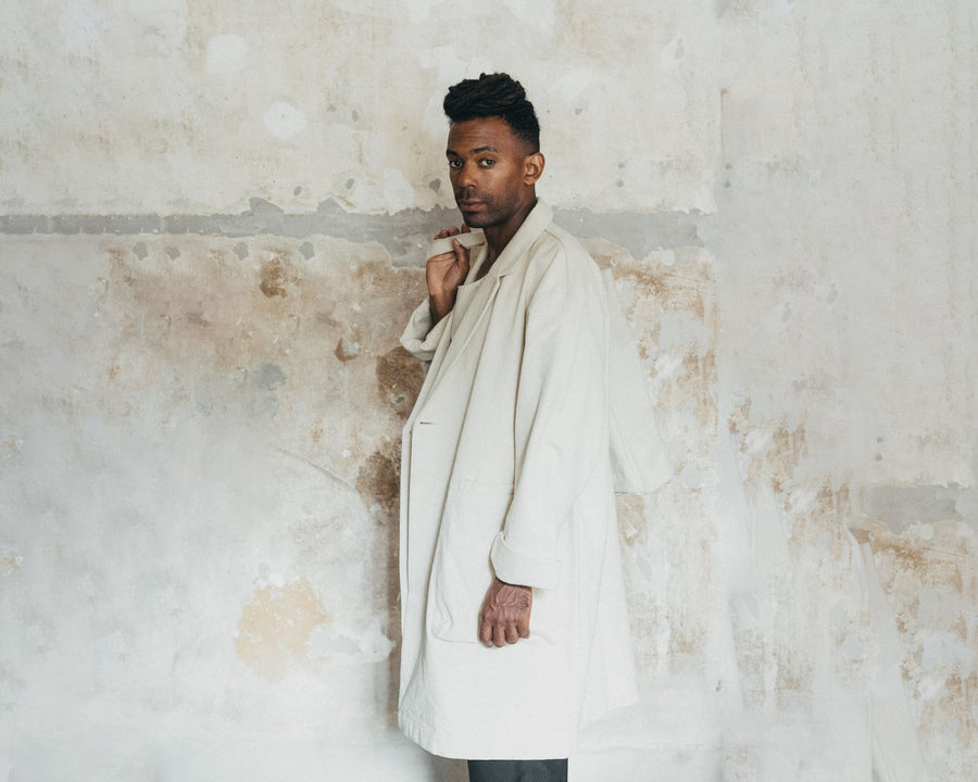 No.1 Plethora Atelier work coat - Natural Shack Palace