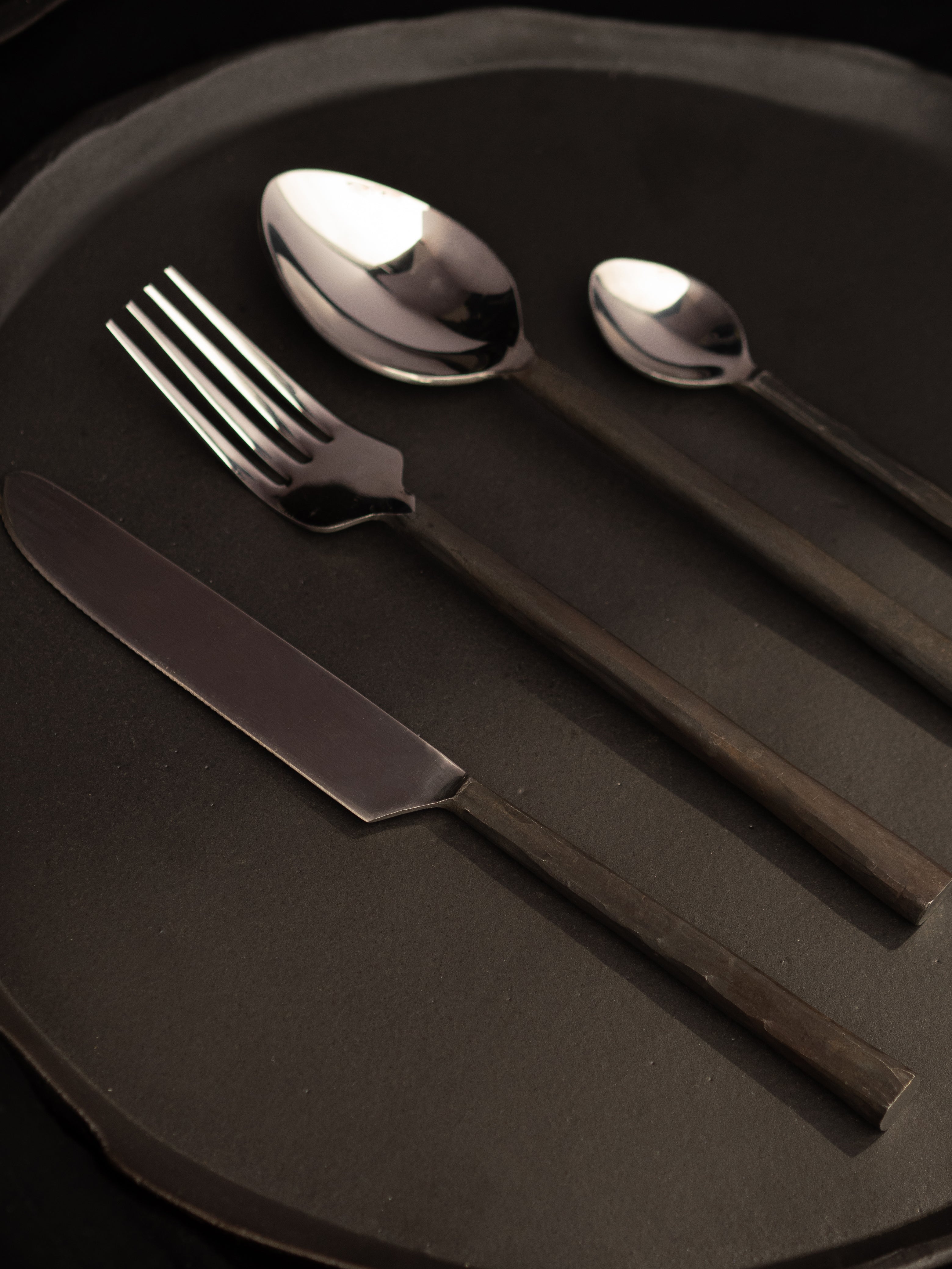 Burnished Flatware