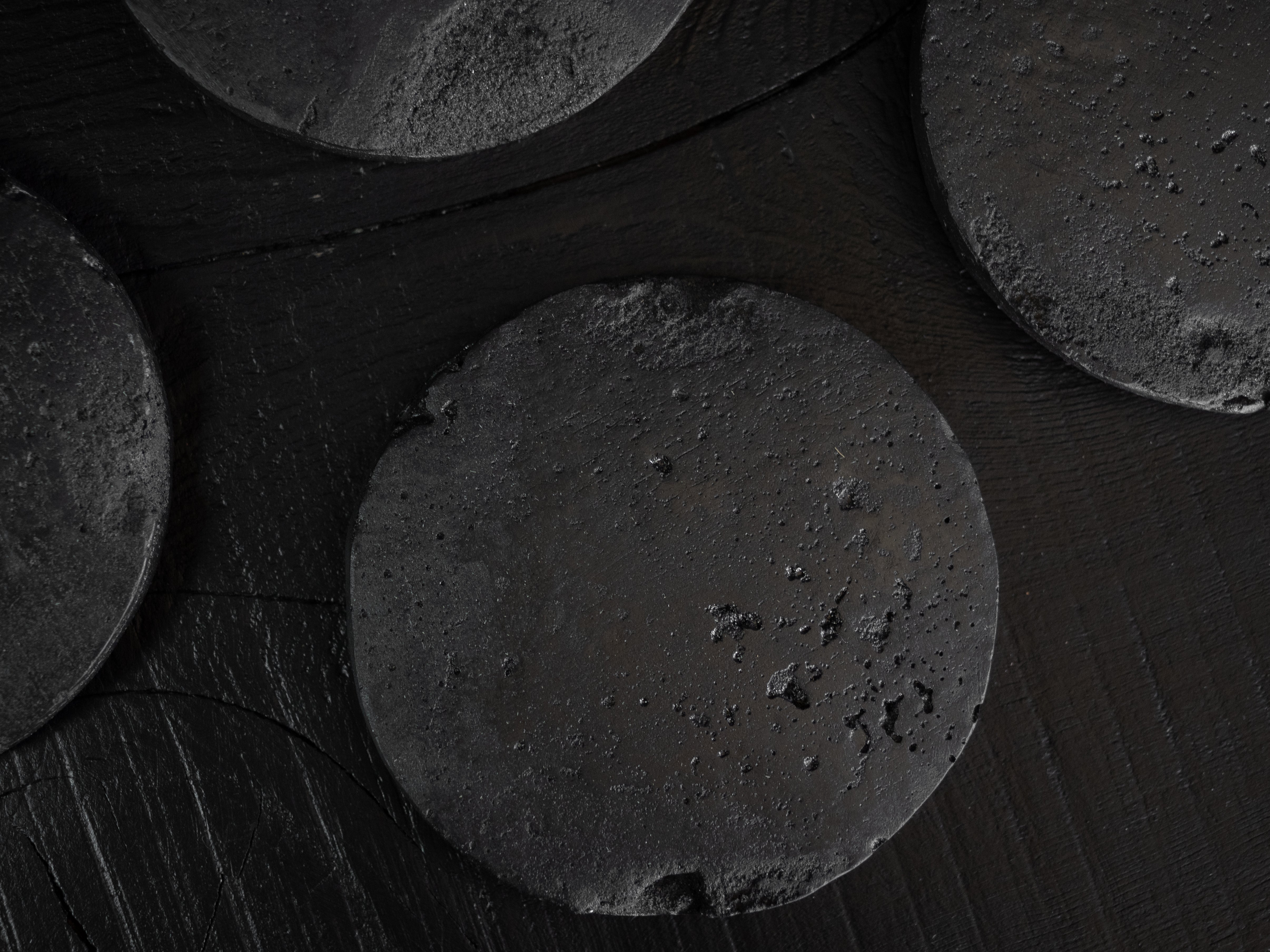 Cylindrical Thick Coasters [Set of 4]