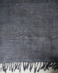 Vintage Grey Hemp Rug with Fringe [275 x 165cm]