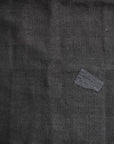 Vintage Black Hemp Rug [197 x 151cm]