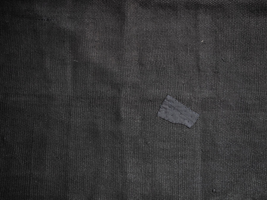Vintage Black Hemp Rug [197 x 151cm]