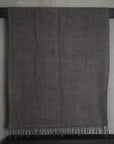 Vintage Grey Hemp Rug with Fringe [275 x 165cm]