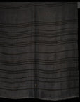 Vintage Black Stripe Hemp Rug [317cm x 185cm]