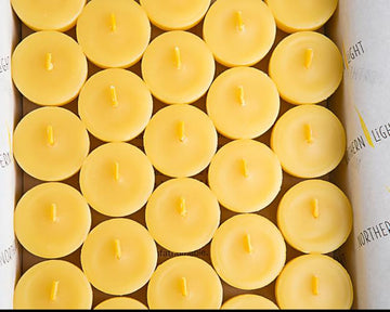 Australian Organic Beeswax Tealight Candles - Shackpalace Rituals