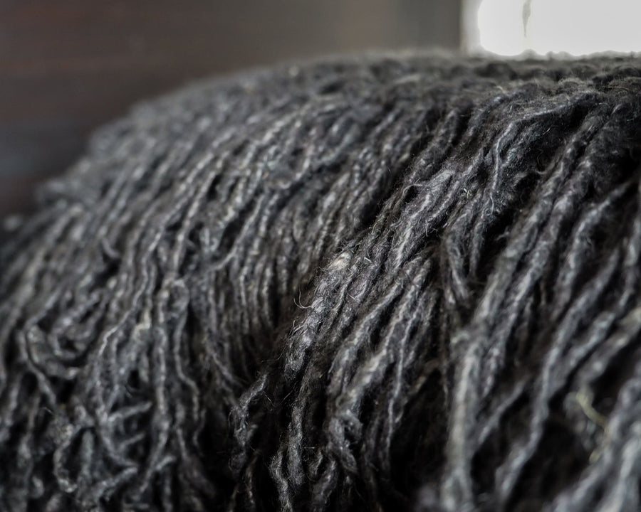 Linen Throw Charcoal 01 - Shackpalace Rituals