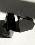 Black Obsidian Book End Set Black Obsidian, book end Shackpalace Rituals