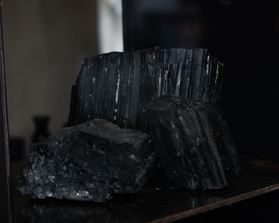 Black Tourmaline Chunks Black Tourmaline Shackpalace Rituals