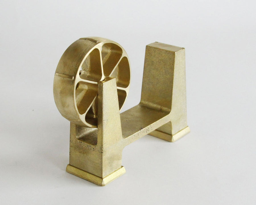 Large - tape Ihada Brass Tape Dispenser Shack Palace