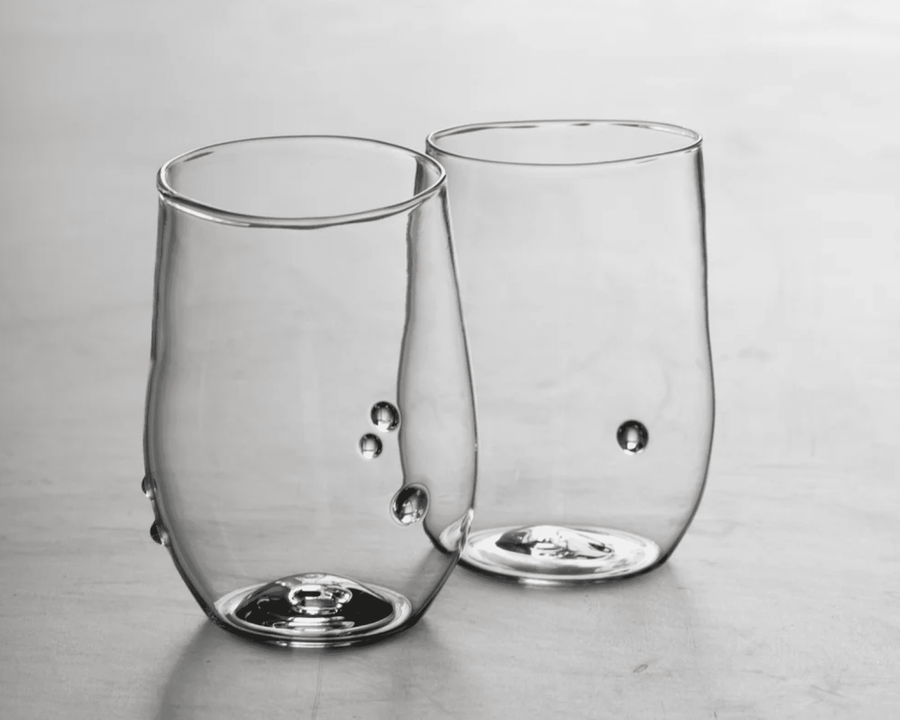 Perlina - Pair of Vino Bianco Glasses Shack Palace