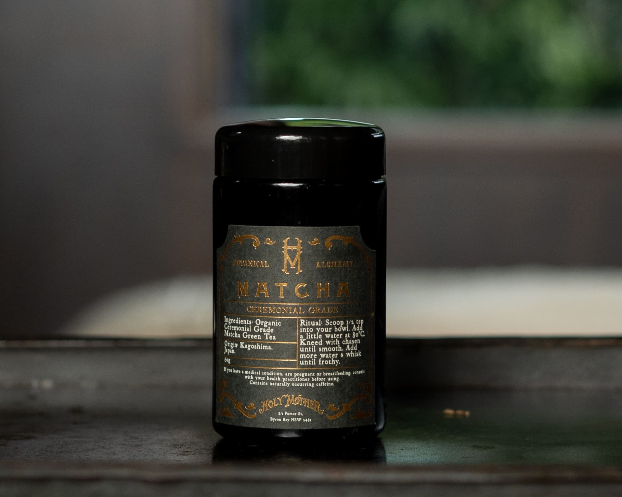 60g Matcha in Biophotonic Glass Jar - Matcha Premium Organic Ceremonial Grade Matcha 