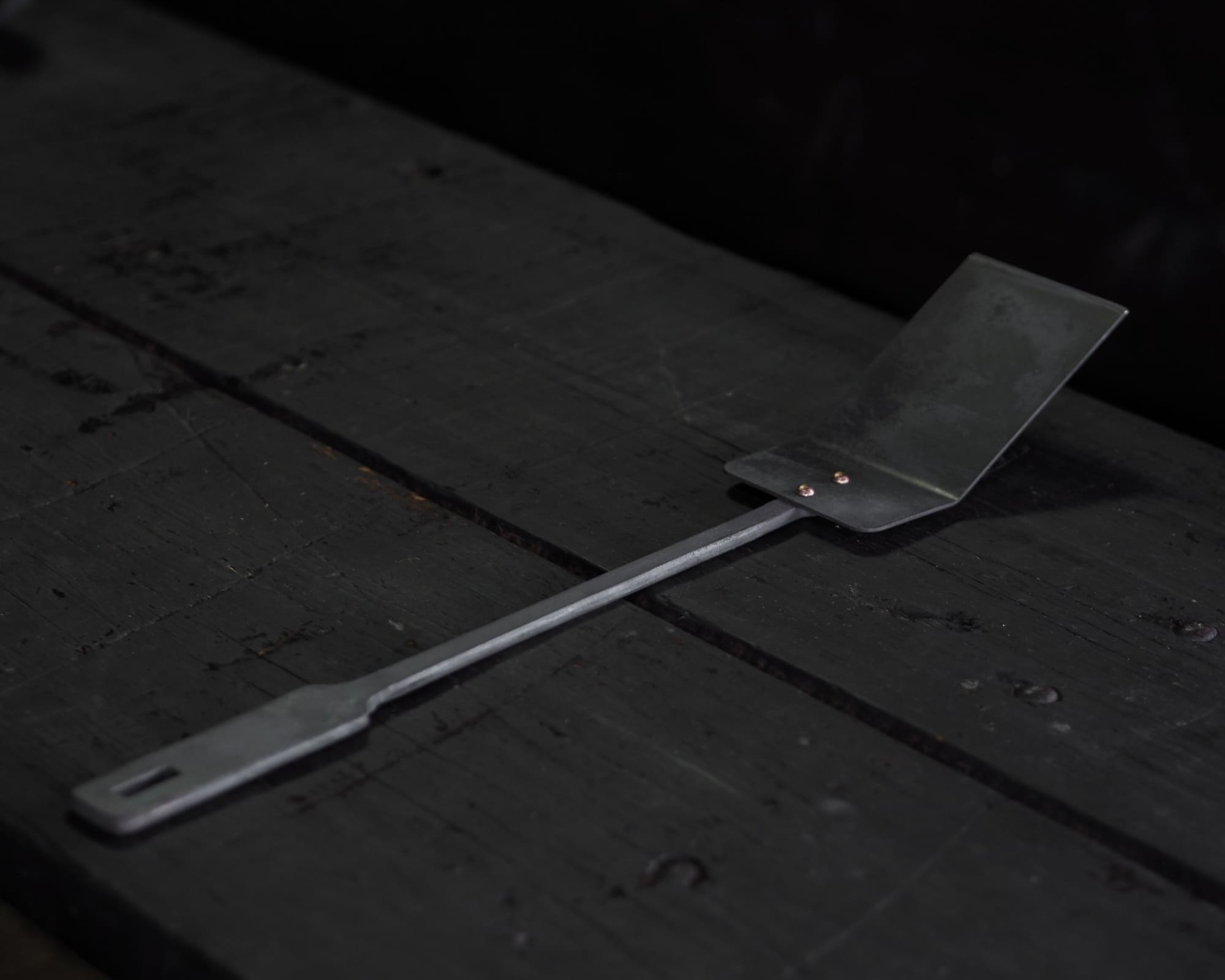 Spatula- Long - Shack Forged Utensils Shackpalace Rituals