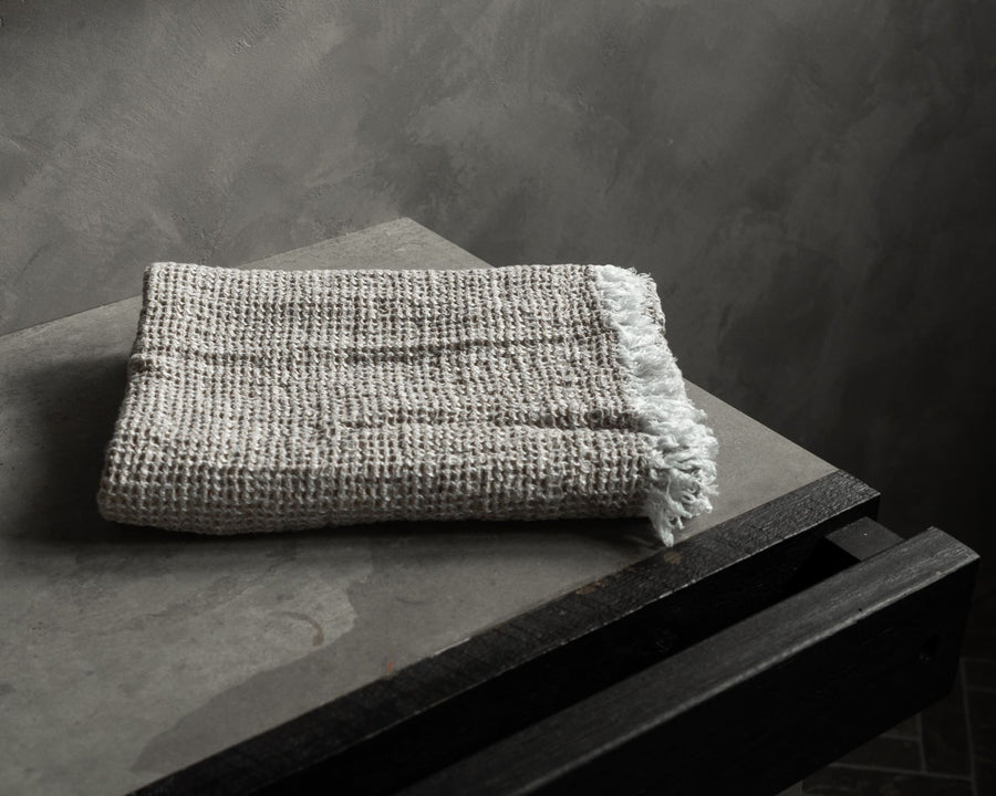 Waffle Linen Bath Towel - Shackpalace Rituals