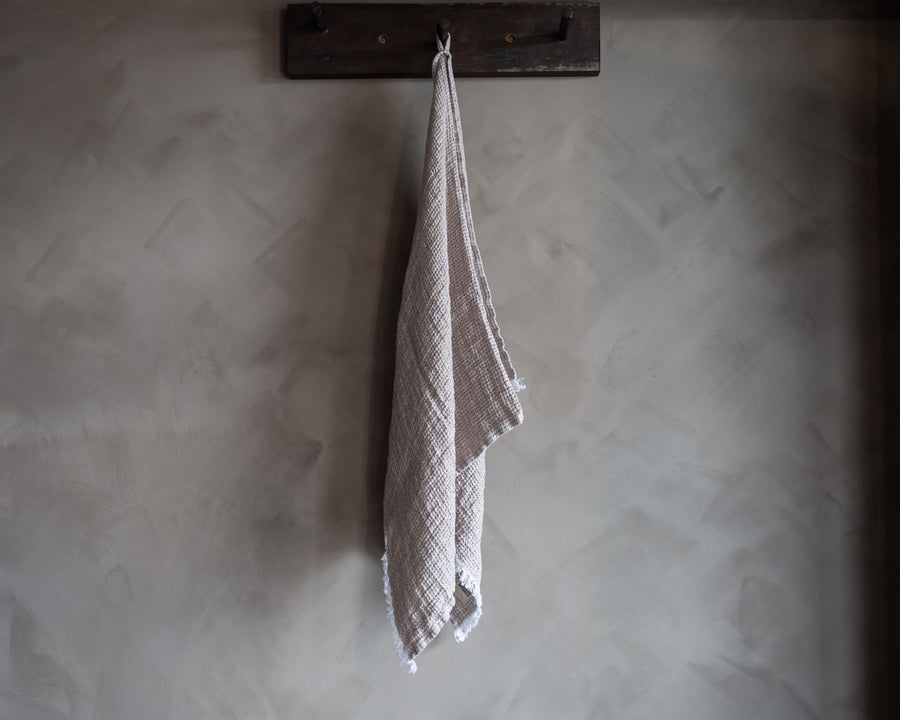 Chalk & Flax Weave - Waffle Linen Waffle Linen Bath Towel towel Shackpalace Rituals