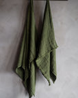 Moss - Waffle Linen Waffle Linen Bath Towel towel Shackpalace Rituals