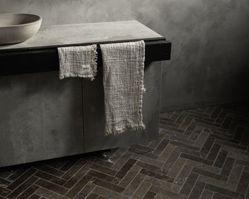 Waffle Linen Hand Towel - Shackpalace Rituals