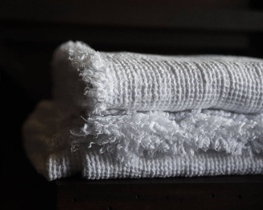 Waffle Linen Throw - Shackpalace Rituals